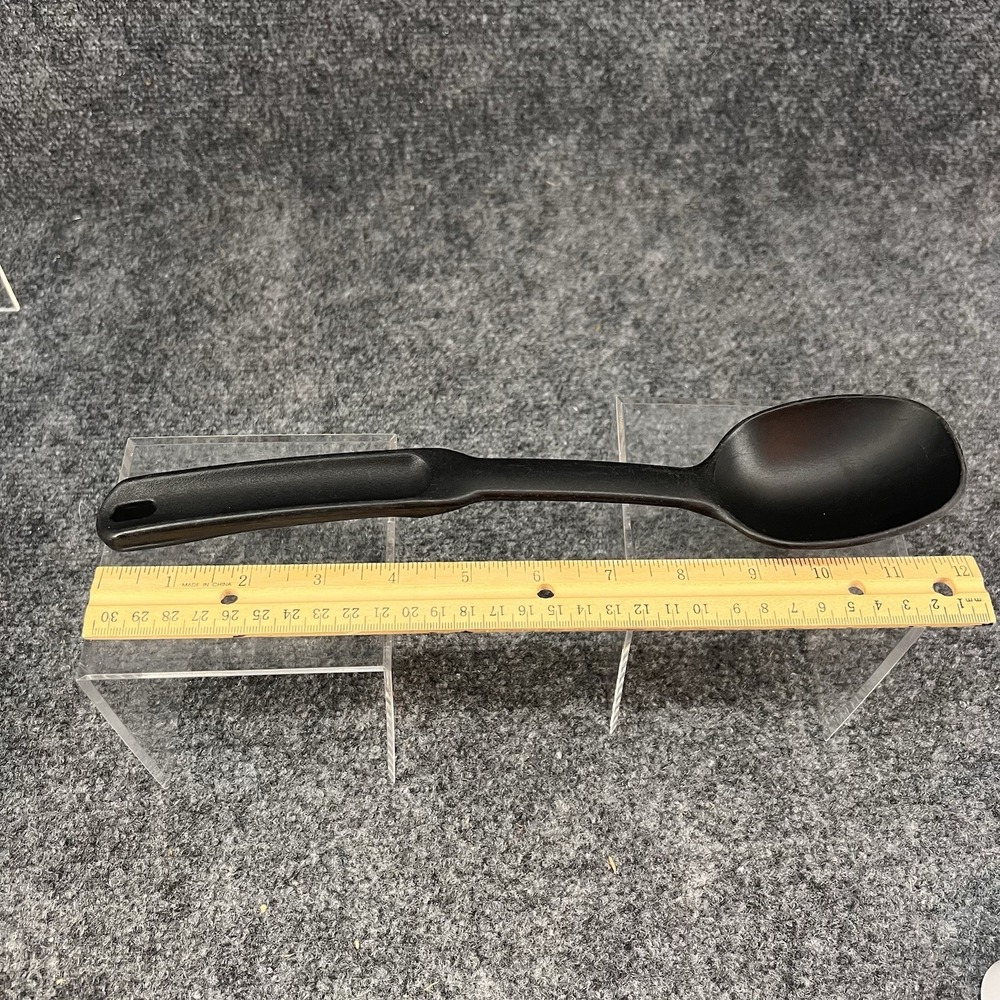 Pampered Chef Black Nylon Spoon Basting Serving #2349 Heat Resistant USA Made